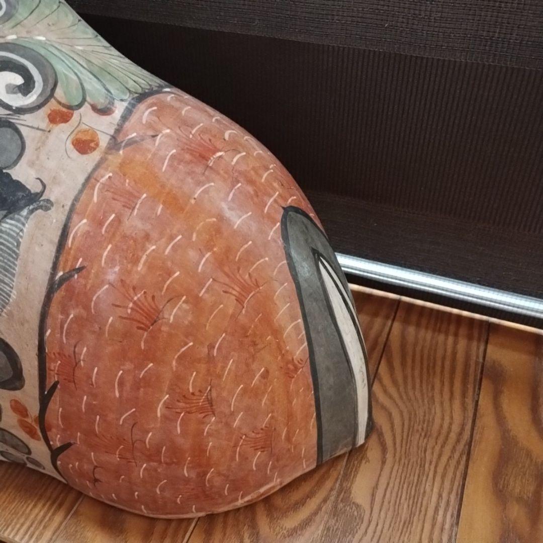 ヴィンテージ メキシコ トナラ焼 ラクダ 陶器 焼物 オブジェ 置物 一点物