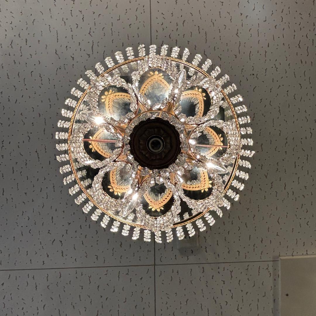 ♥ヴィンテージ　シャンデリア　クラッシック　ガラス装飾　照明