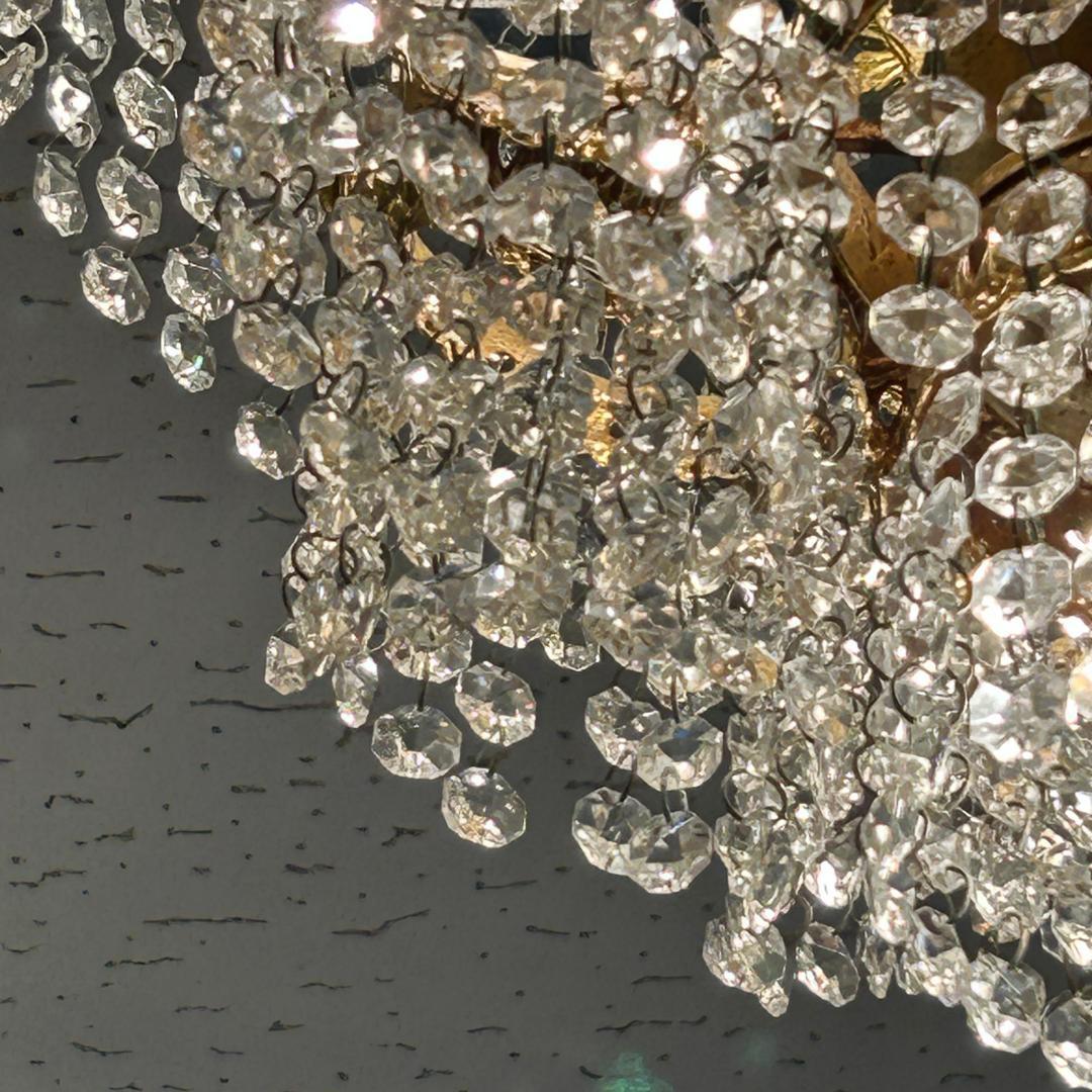 ♥ヴィンテージ　シャンデリア　クラッシック　ガラス装飾　照明