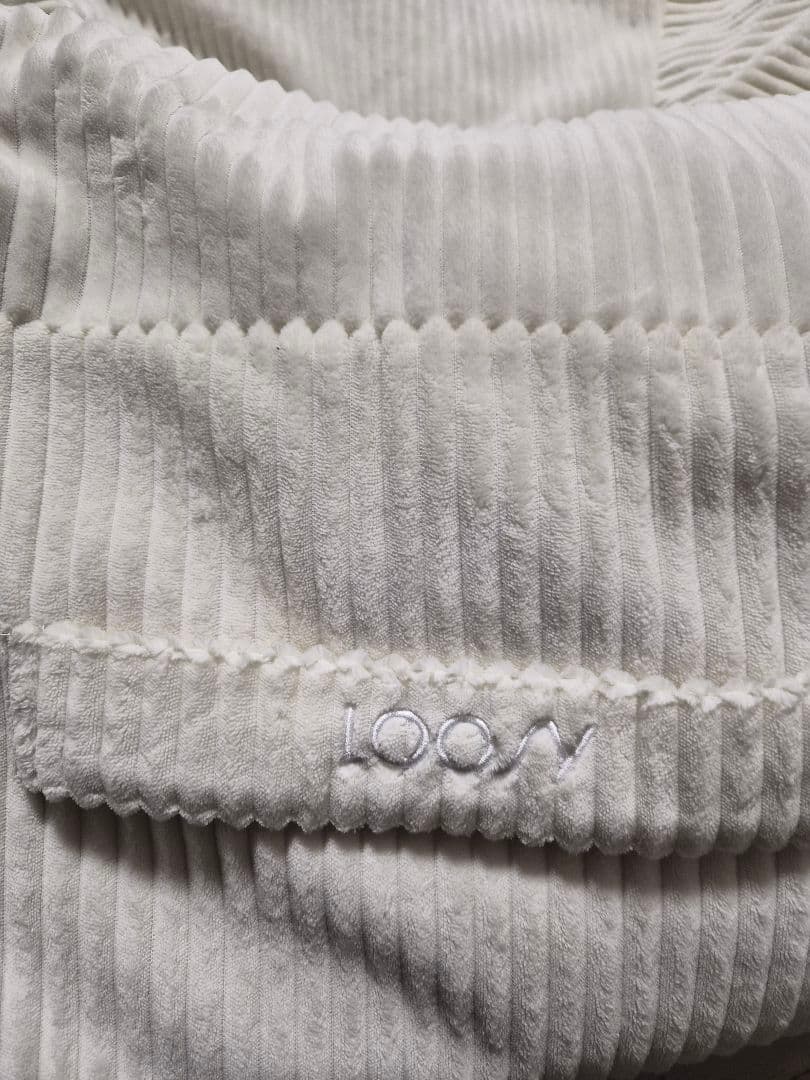 LOOSY 1人掛けビーズソファ　アイボリー