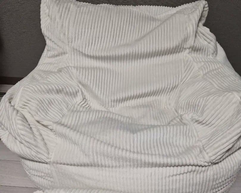 LOOSY 1人掛けビーズソファ　アイボリー