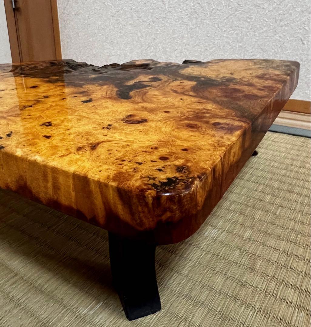 古木 四足 花梨 瘤 玉杢 花台 香台 盆栽台