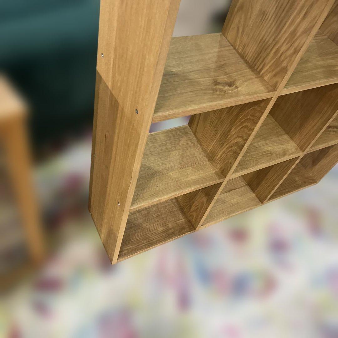 【無印良品】スタッキングシェルフ◆15マスラック◇オーク材