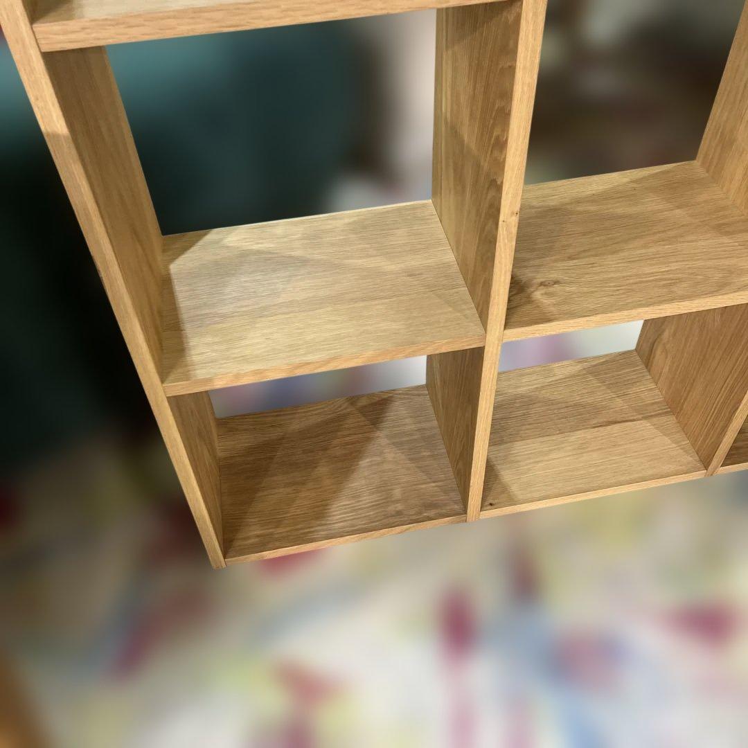 【無印良品】スタッキングシェルフ◆15マスラック◇オーク材