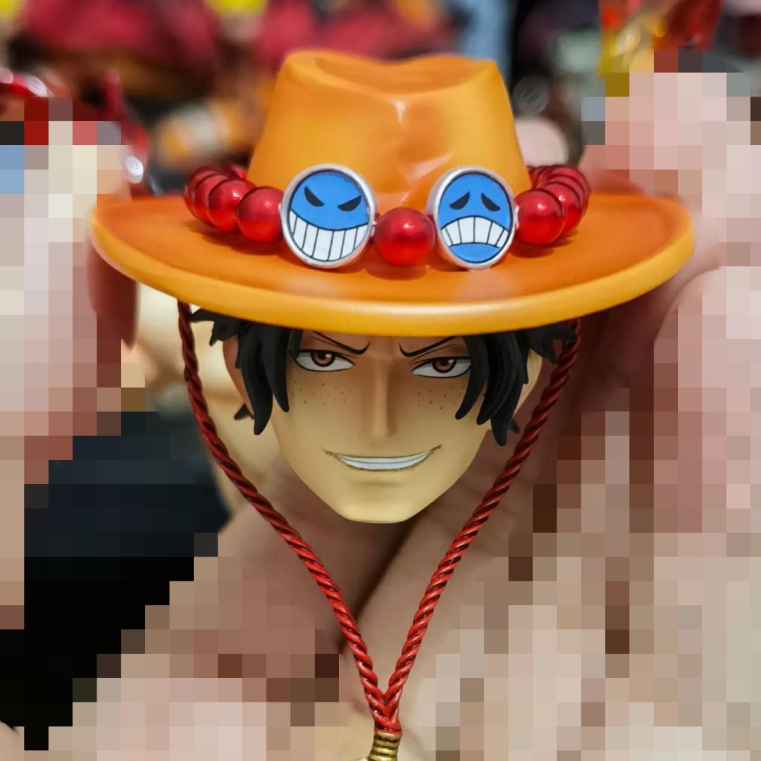 ワンピース エース フィギュア ガレージキット 塗装済み完成品 - メルカリ