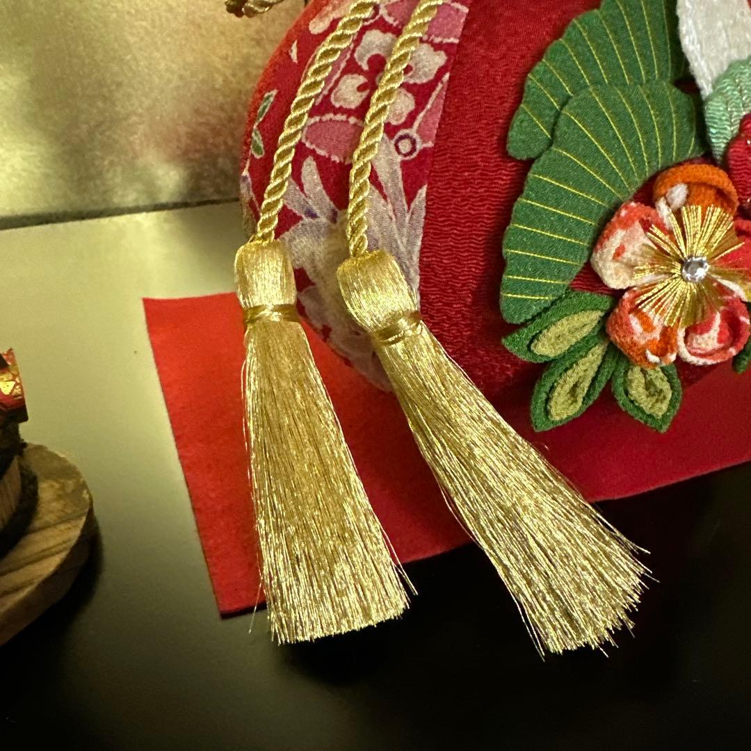 正絹、手鞠、招福、お正月飾り、門松