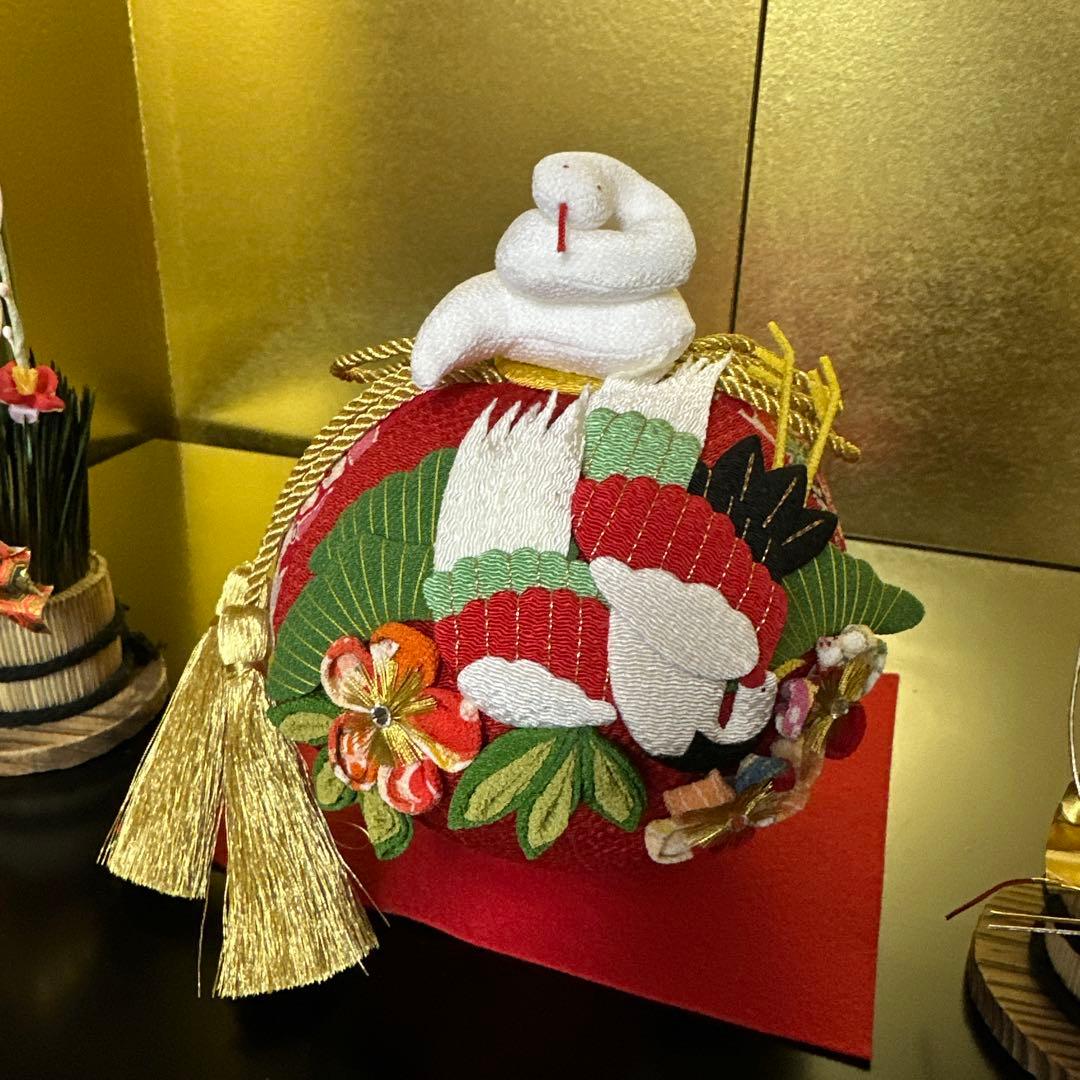 正絹、手鞠、招福、お正月飾り、門松