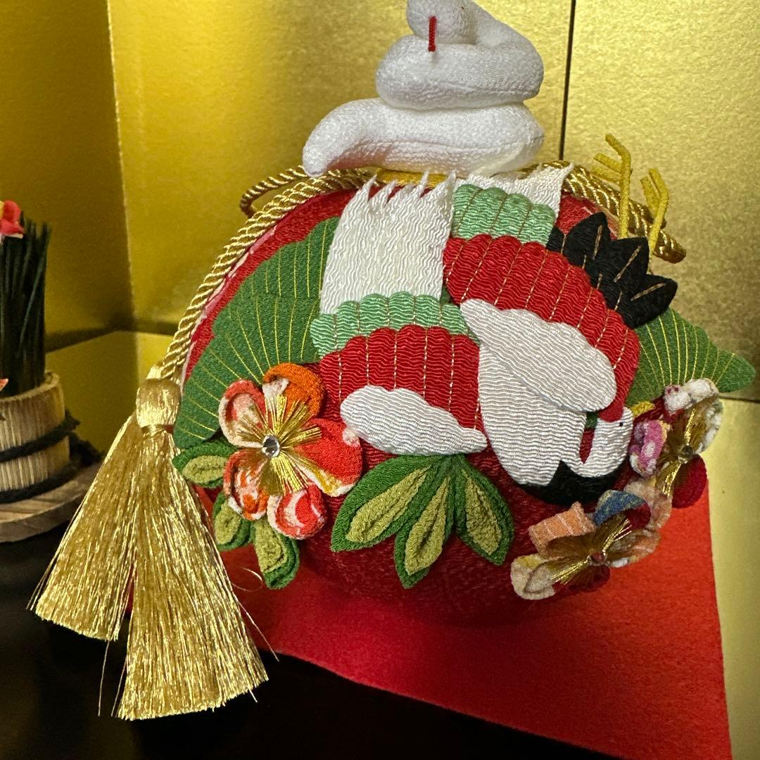 正絹、手鞠、招福、お正月飾り、門松