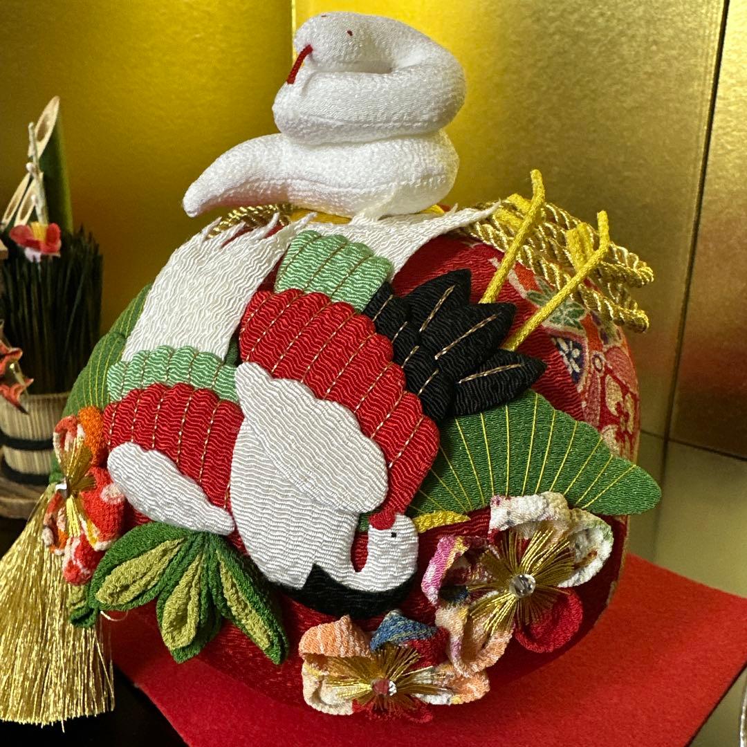 正絹、手鞠、招福、お正月飾り、門松