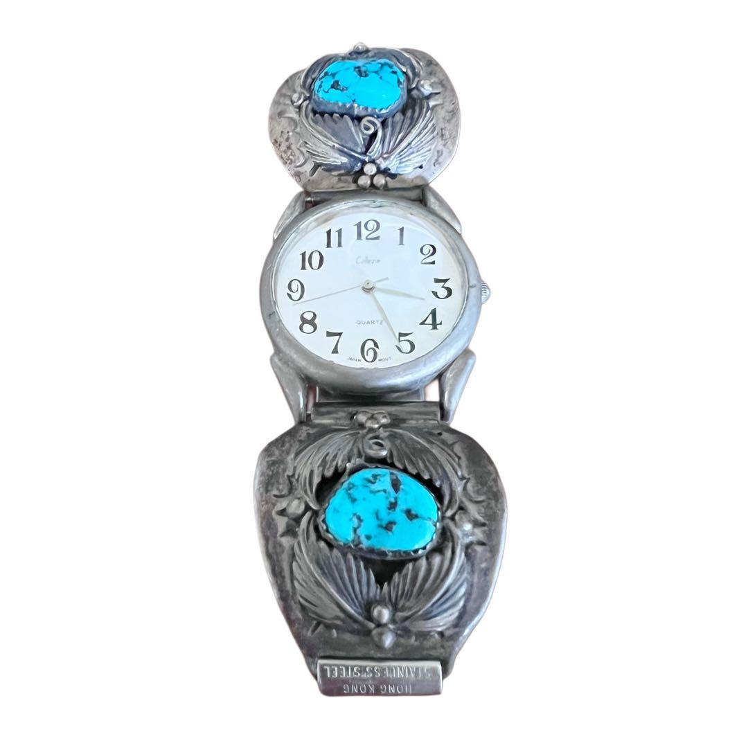 希少★NAVAJO ナバホ 腕時計 ターコイズ Vintage ヴィンテージ