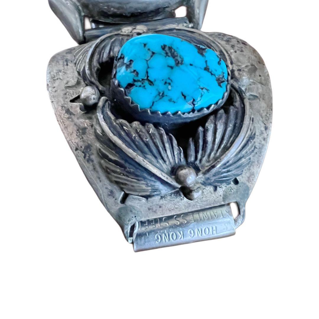 希少★NAVAJO ナバホ 腕時計 ターコイズ Vintage ヴィンテージ