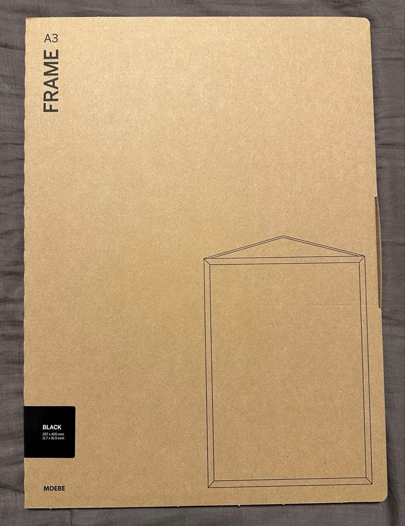 新品未使用　MOEBE フレーム A3 ブラック