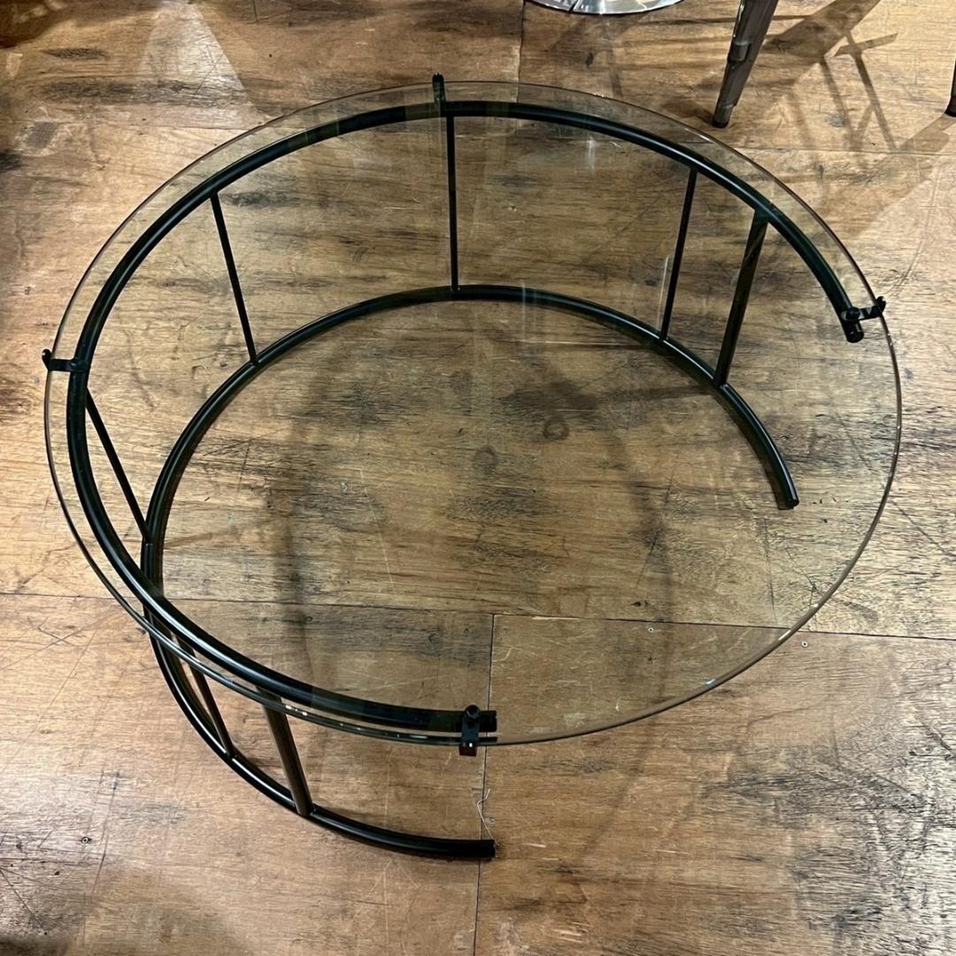 【R出品】フクラ HUKLA TMRB ガラス センターテーブル 丸型