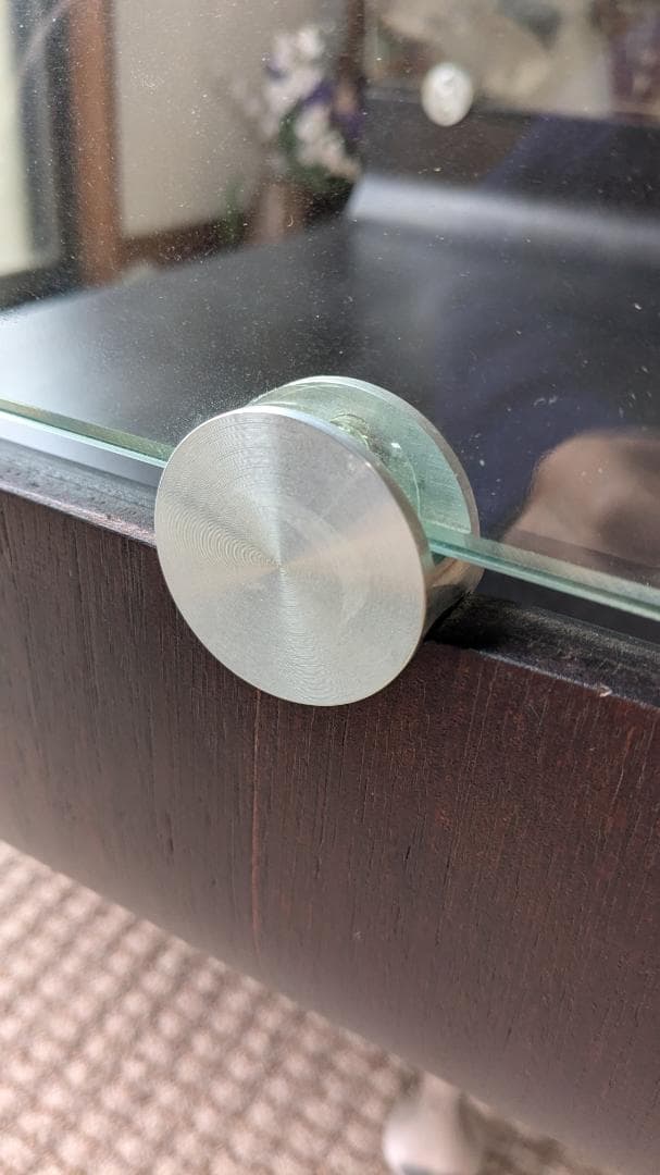 大塚家具　ガラステーブル