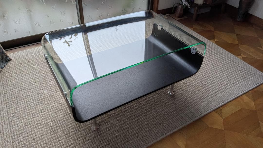 大塚家具　ガラステーブル