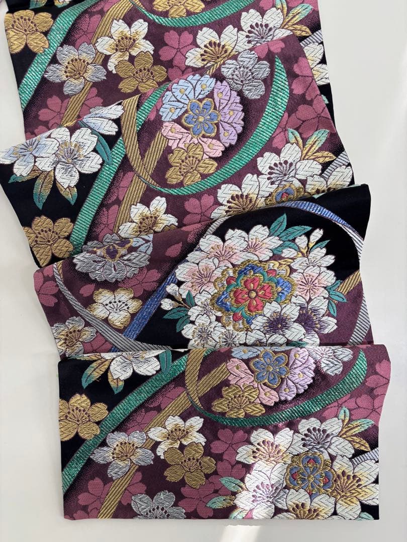 帯リメイク｜タペストリー＆クッションカバー セット｜和モダンインテリア｜一点物