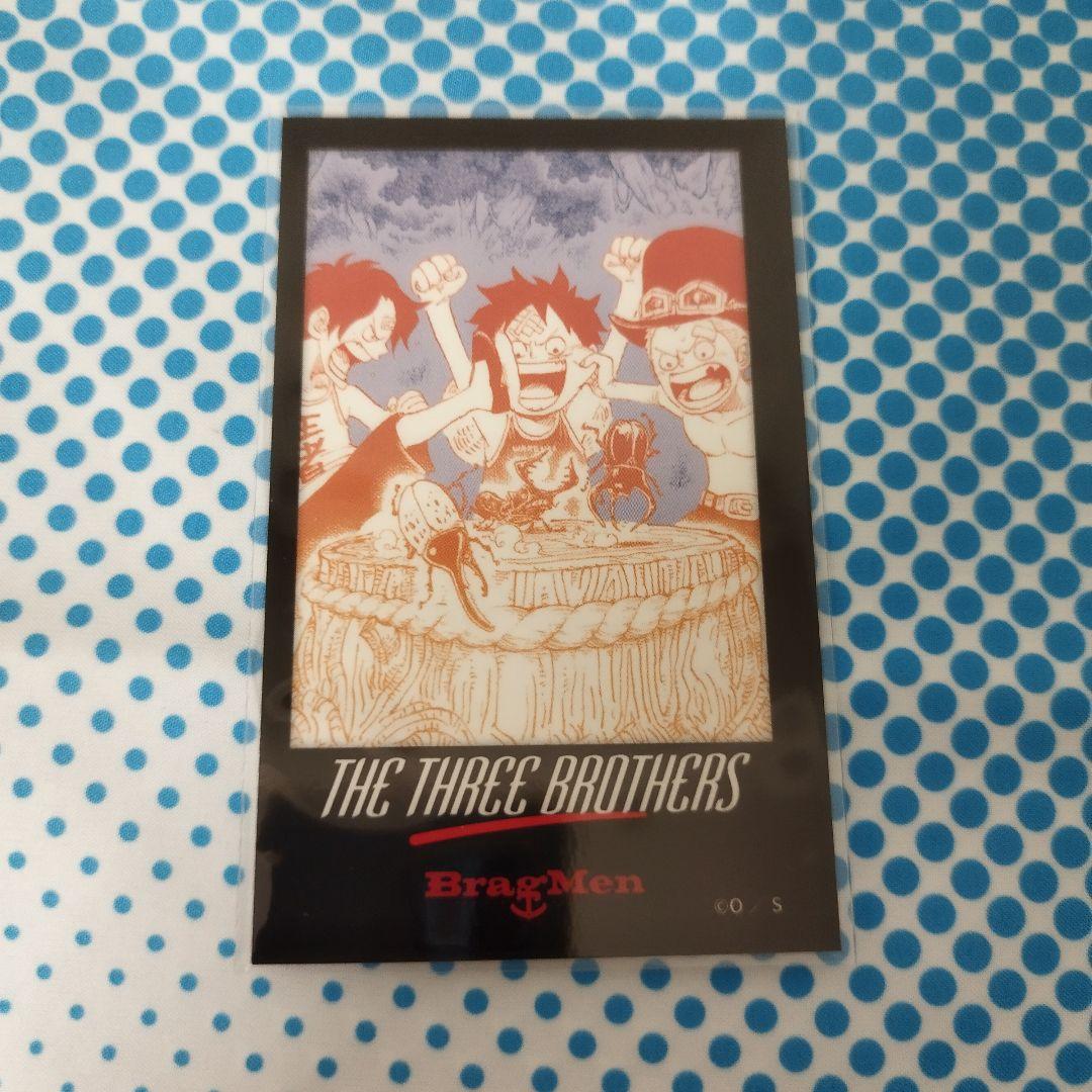 ONEPIECE ワンピース BragMen チェキ風カード 三兄弟 - メルカリ