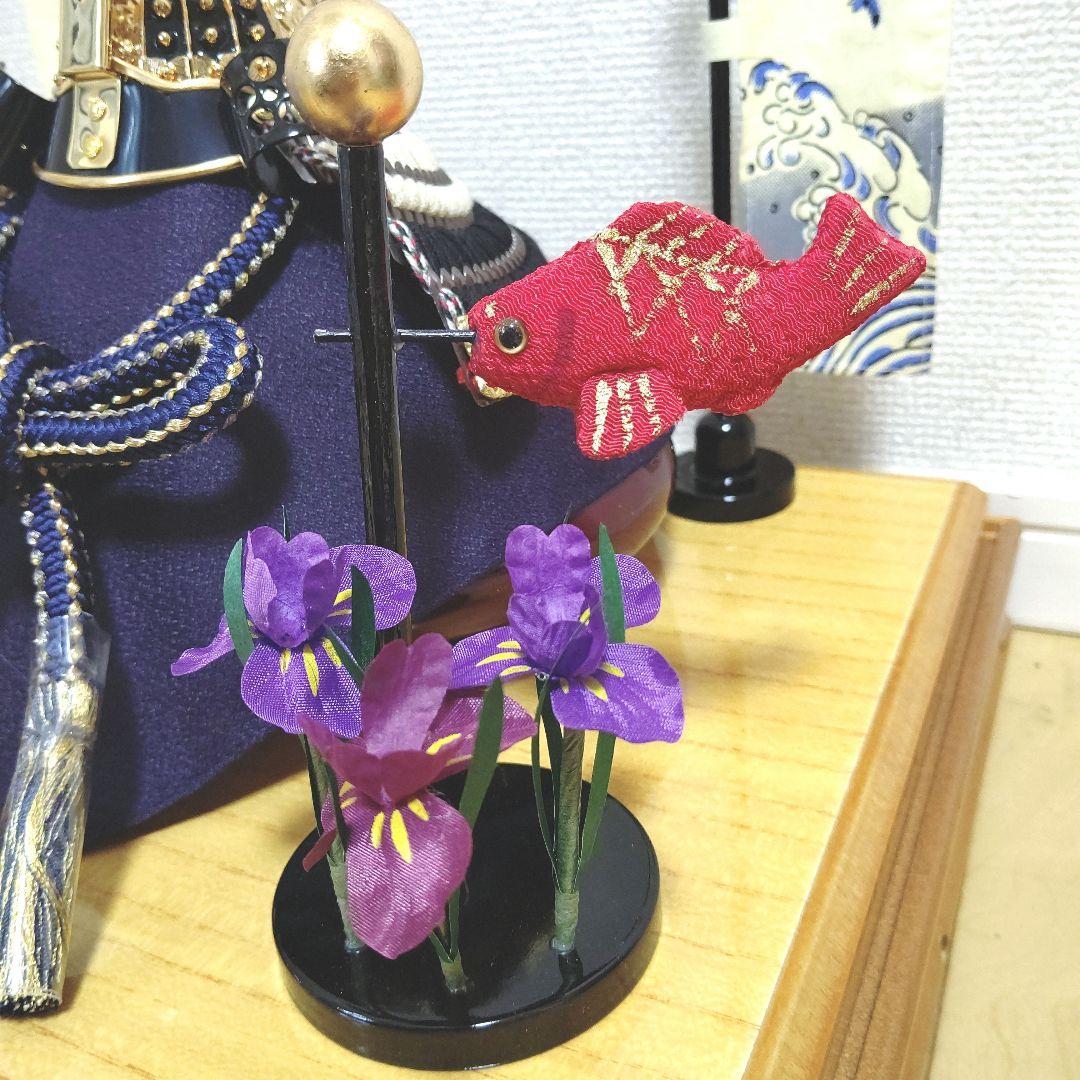 兜飾り アクリルケース入り 華風作