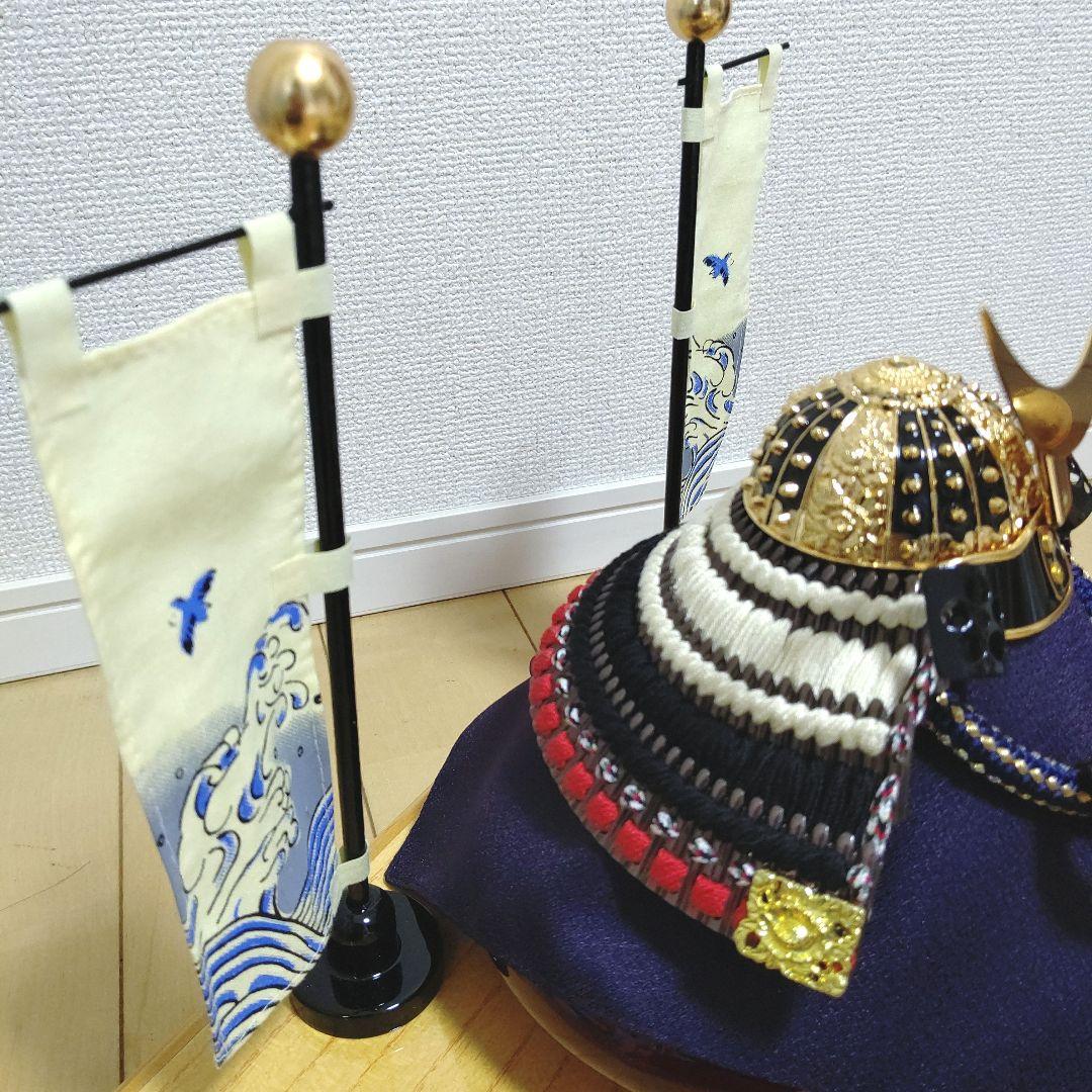 兜飾り アクリルケース入り 華風作