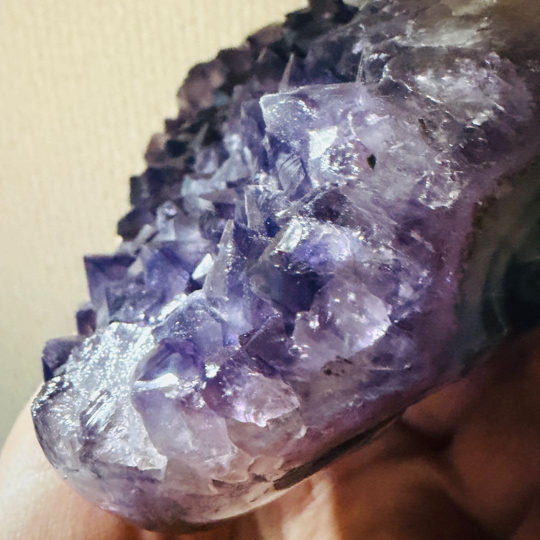 天然石　ウルグアイアメジスト原石☘︎ ݁˖.ノーセメント　パワーストーン