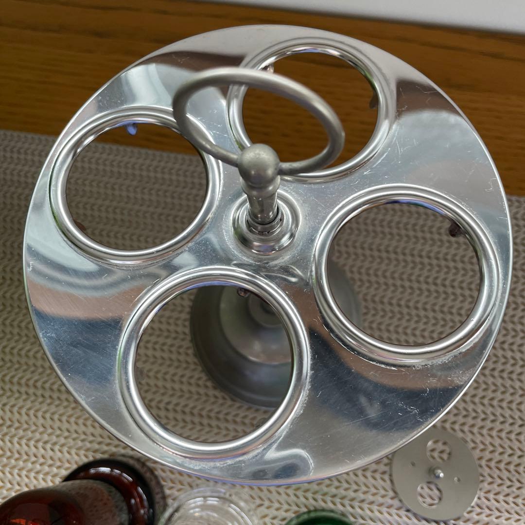 値下げ♪ 医療器具 昭和レトロ ガラス シカン瓶 回転式シカン瓶