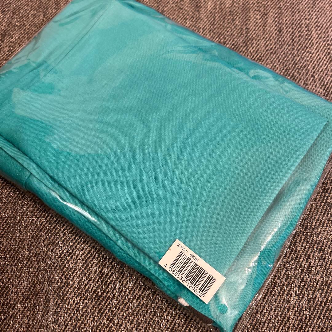 滝沢眞紀子　タキマキプロデュースターコイズエプロン 新品未使用