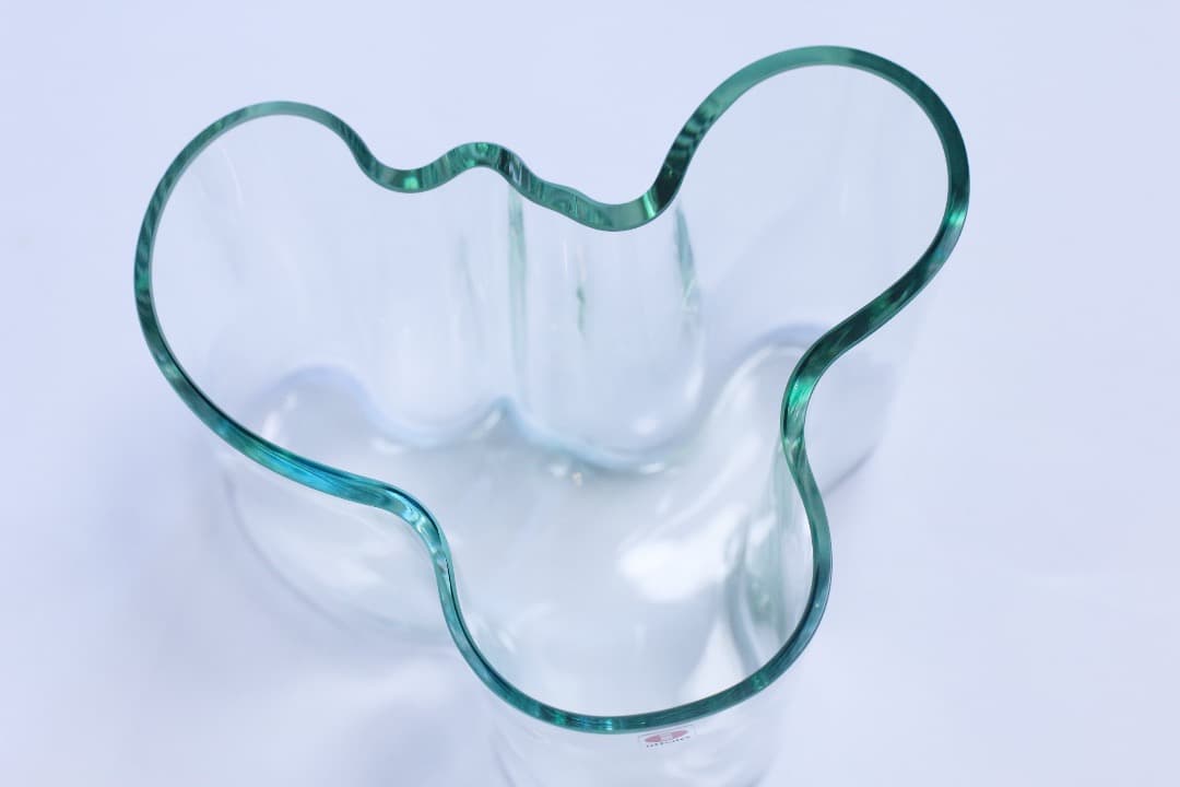 6125 アアルトベース 120mm 1937クリア イッタラ 花瓶 - メルカリ