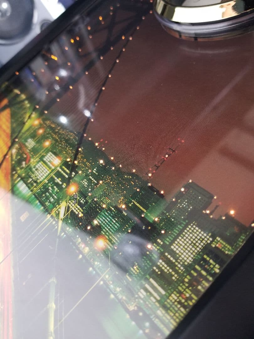 1988年 アートモダン アーバン スペースエイジ ファイバー クロック ライト