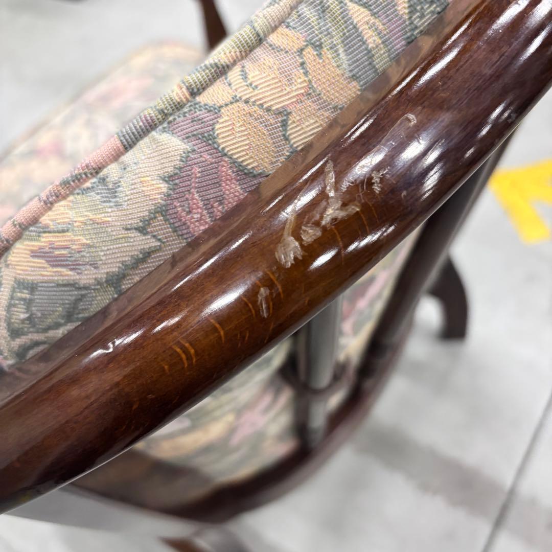 karimoku カリモク コロニアル アームチェア 1人掛け ベージュ 花柄