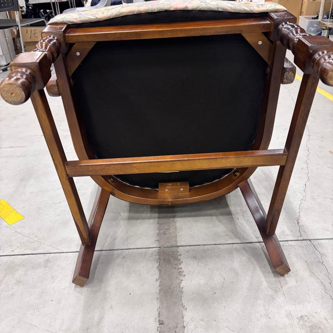 karimoku カリモク コロニアル アームチェア 1人掛け ベージュ 花柄