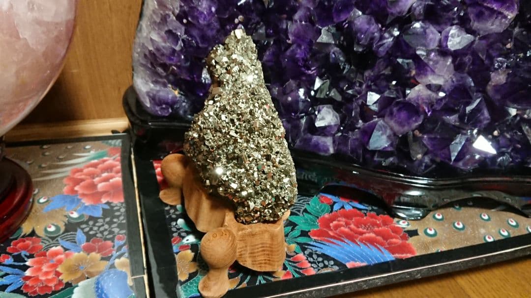 パイライト 強力な邪気祓い、攻撃や悪意を跳ね返す、危機回避お守り、分析力を高める