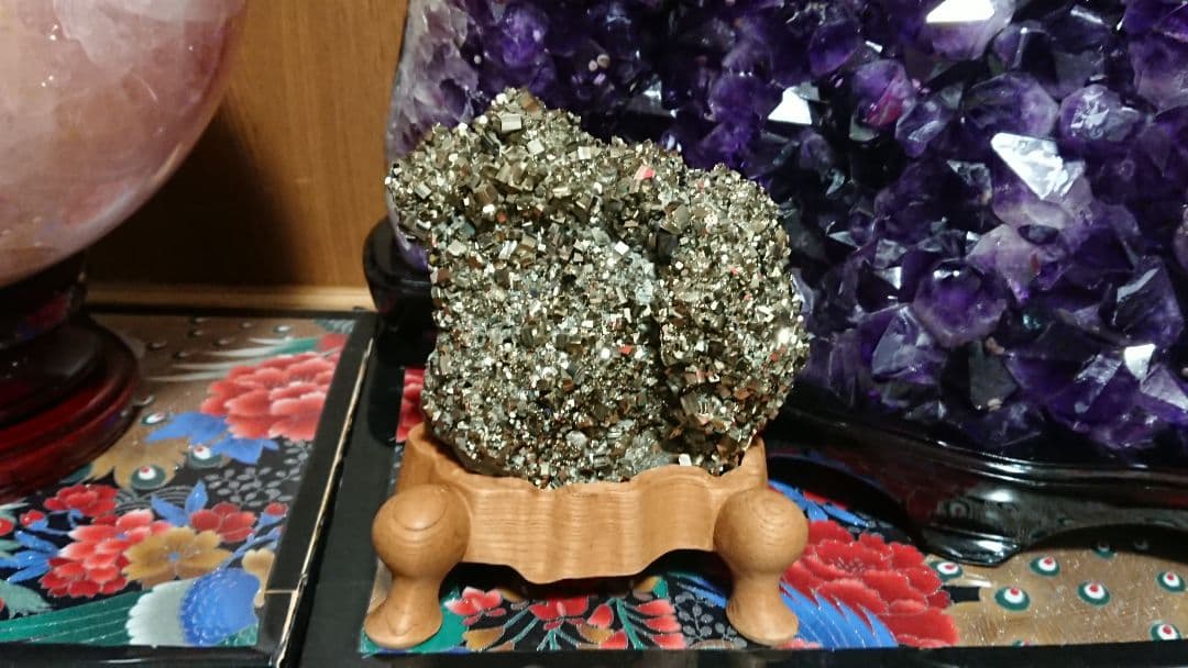 パイライト 強力な邪気祓い、攻撃や悪意を跳ね返す、危機回避お守り、分析力を高める