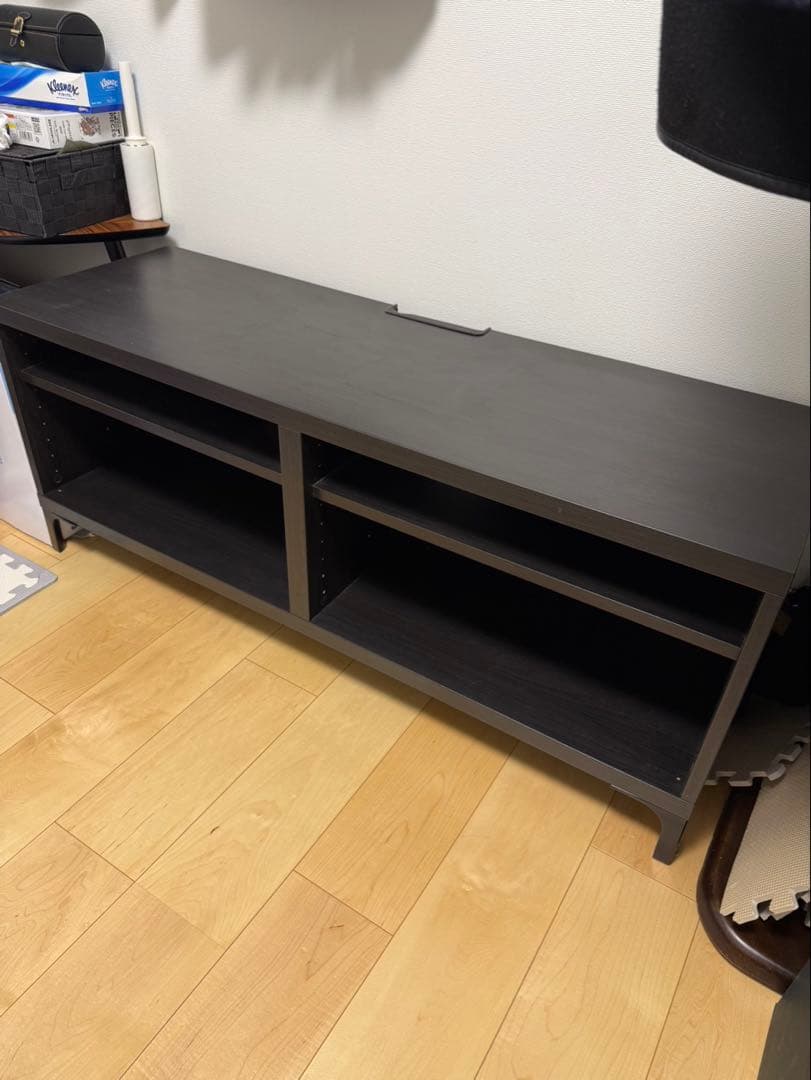 IKEA オープンシェルフ ローボード テレビ台 幅120cm