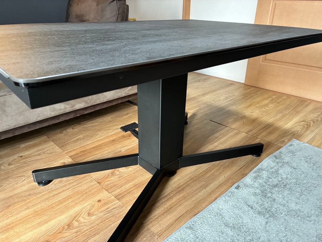 大塚家具 セラミック ダイニングテーブル 昇降 - メルカリ