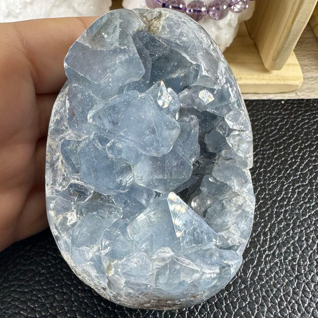 セレスタイト 天使の石 原石 クラスター