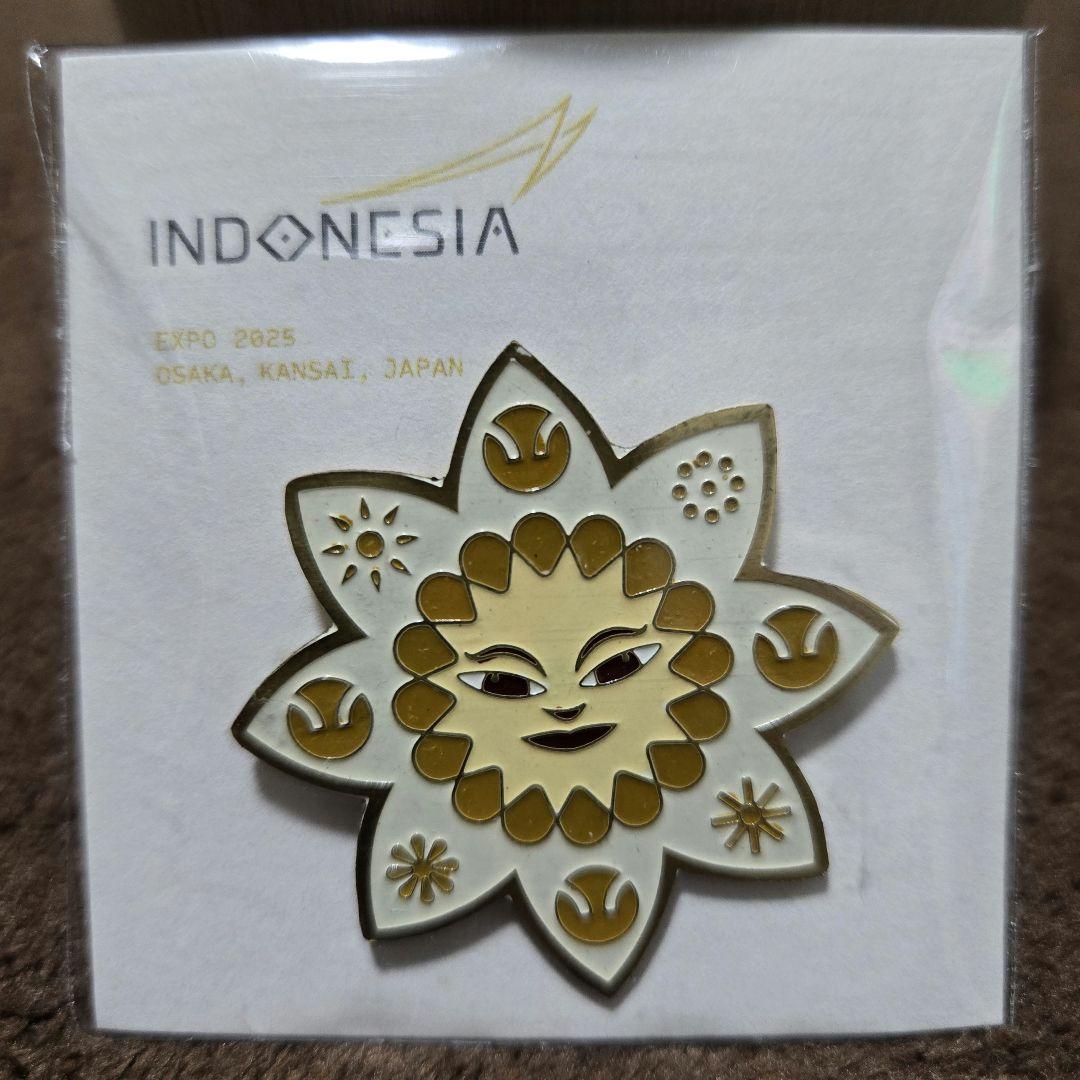 会場限定】大阪関西万博 インドネシア ピンバッジ 数量限定 白 - メルカリ