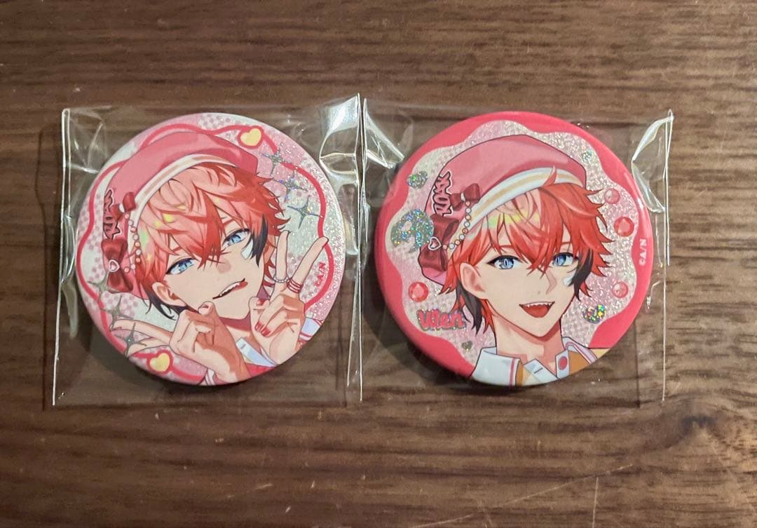 にじさんじ 赤城ウェン ぎゃうるふ 缶バッチ - メルカリ