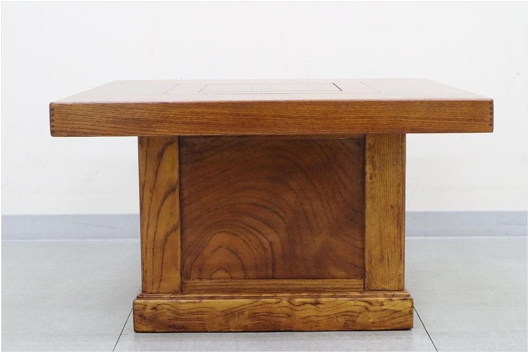 囲炉裏 テーブル 座敷机 座卓 ちゃぶ台 関西火鉢 天然木 和家具 和室 古民具