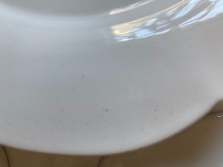 cote table PETALE WHITE　花リム　ペタル　デザートプレート