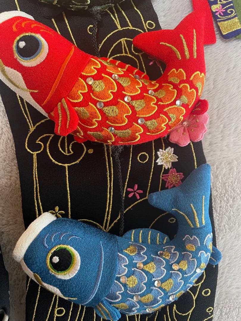 【高級】元気人形工房　吊るし鯉のぼり 室内飾り