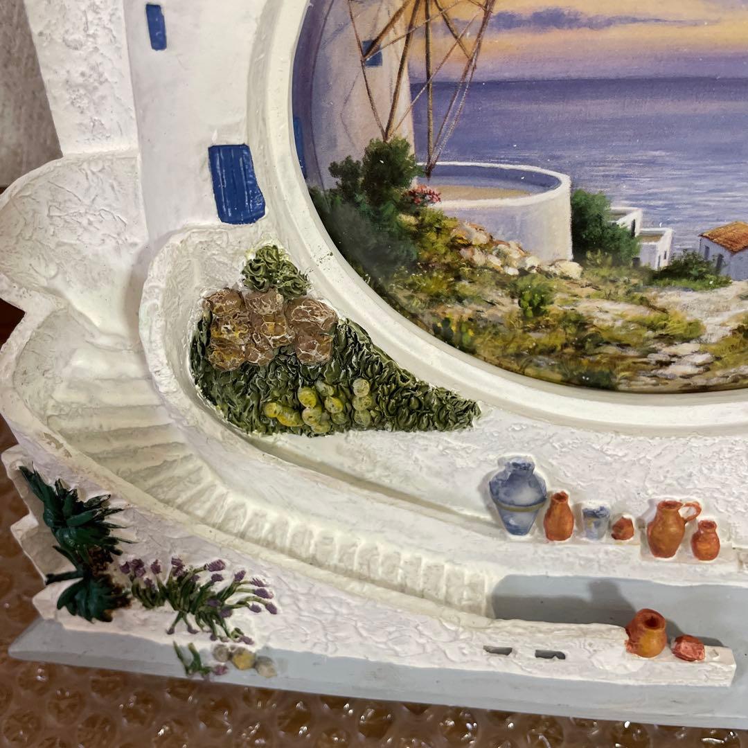 アンティーク　立体フォトフレーム　写真立て　窓　扉　家　花　階段　椅子　絵画