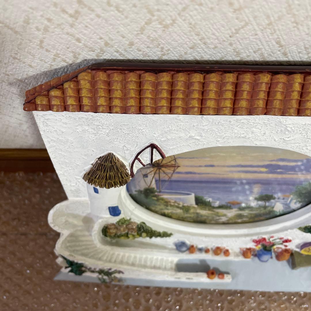 アンティーク　立体フォトフレーム　写真立て　窓　扉　家　花　階段　椅子　絵画