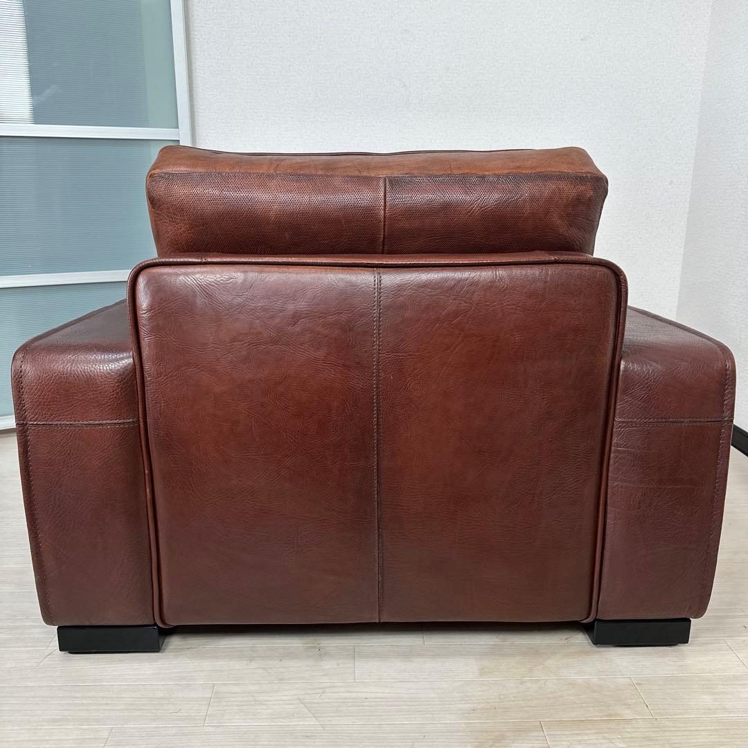 カリモク最高峰 ドマーニ 総革張り：本革 1人掛けソファ 1Pソファ iso※