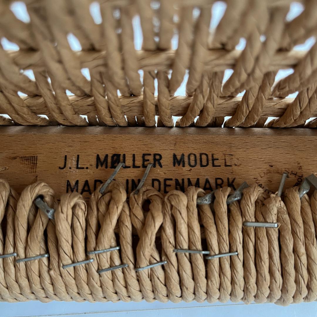 J.L.モラー No.84 北欧ヴィンテージ チェア デンマーク - メルカリ