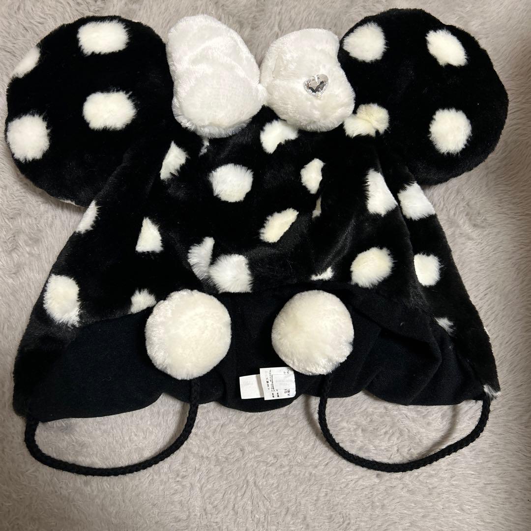 ディズニー ミニー ファンキャップ 黒 ドット ミニーちゃん - メルカリ