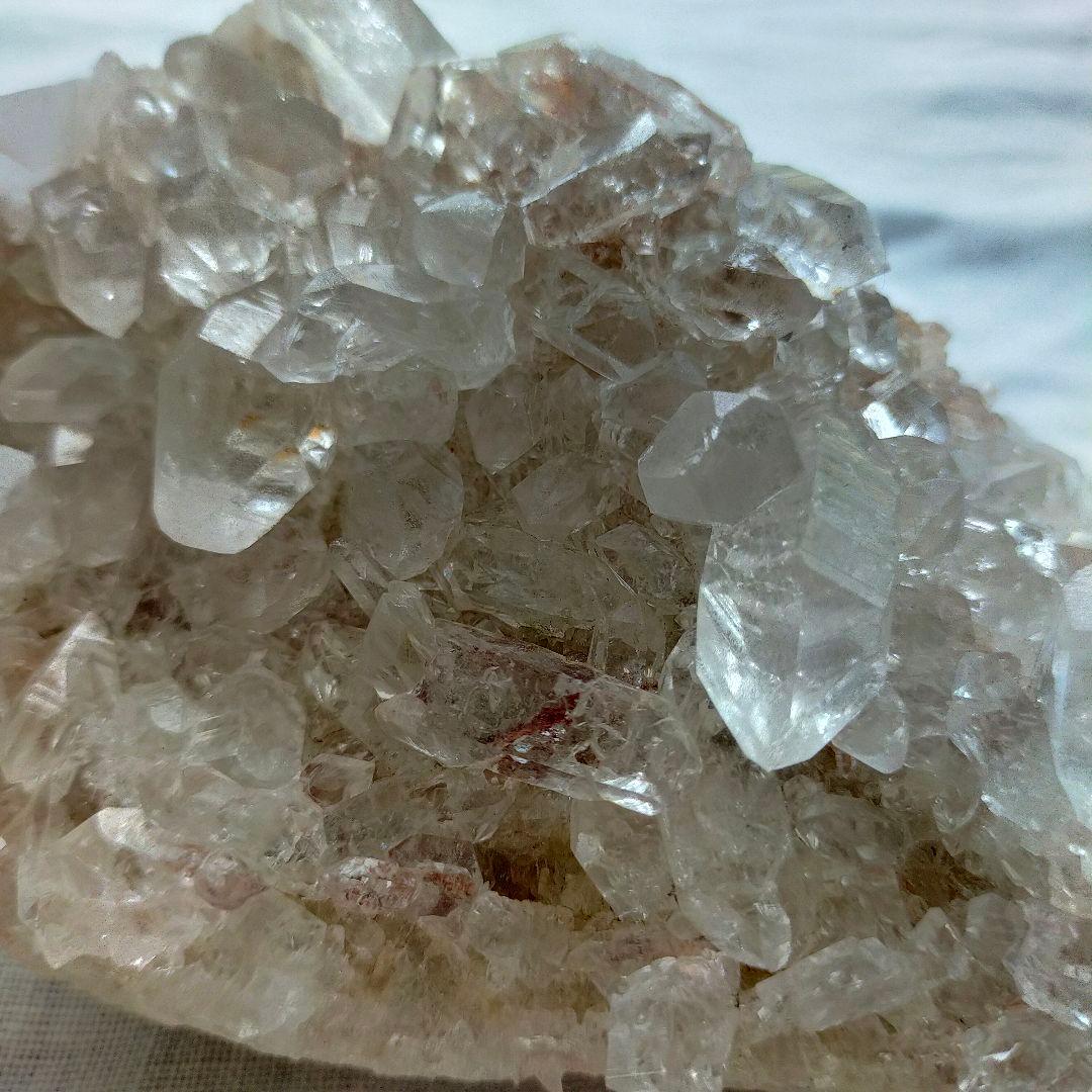 ヒマラヤ水晶クラスター656g　ピンク