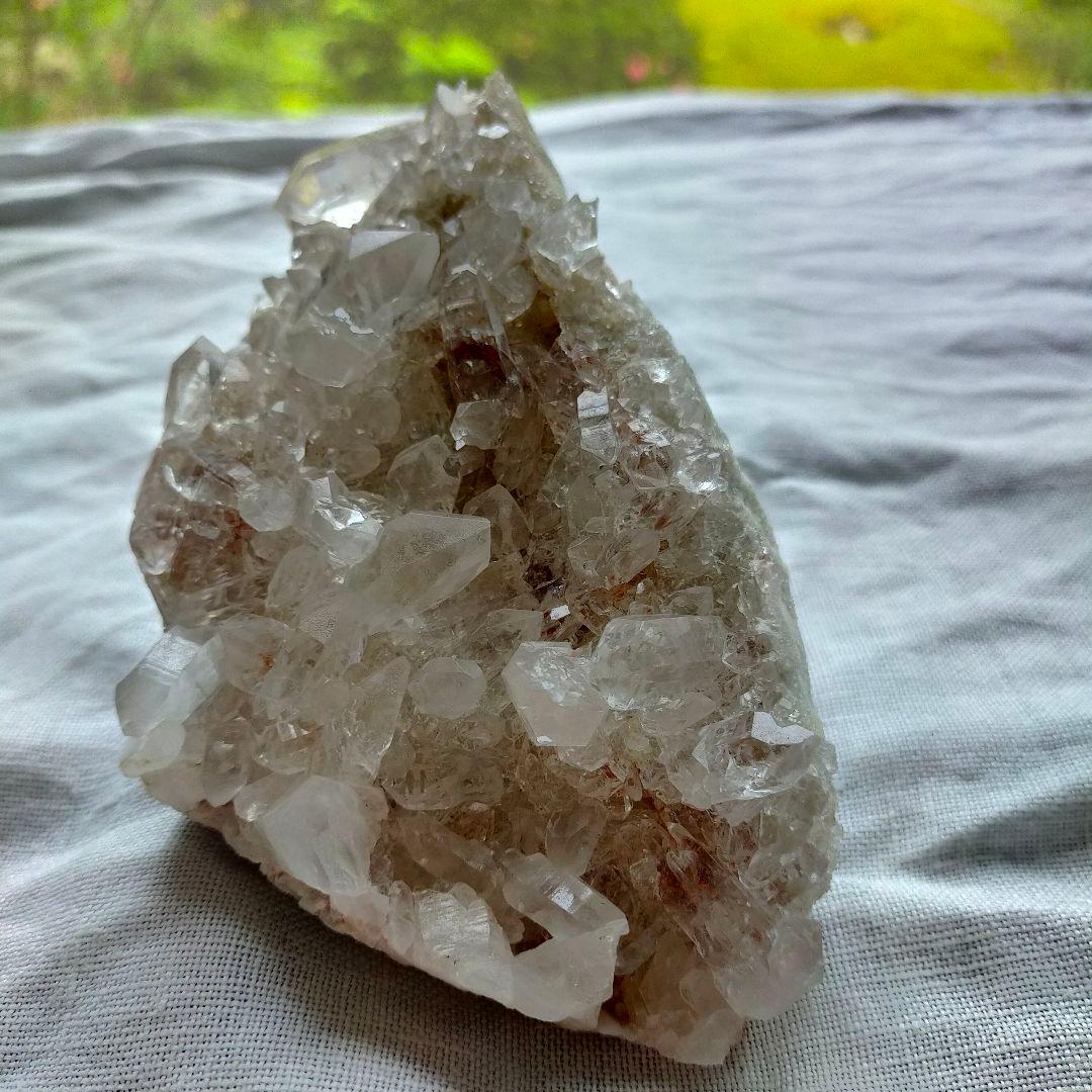 ヒマラヤ水晶クラスター656g　ピンク