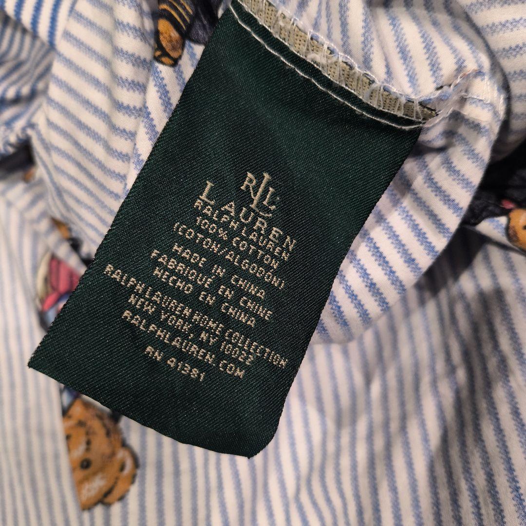 ラルフローレン廃盤 ポロベア ボックスシーツ シングル