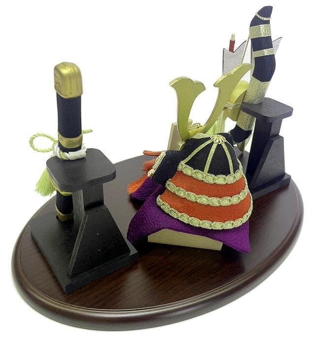 飛翔兜　弓太刀セット　五月人形兜飾り　端午の節句卓上飾り　リュウコドウ　龍虎堂