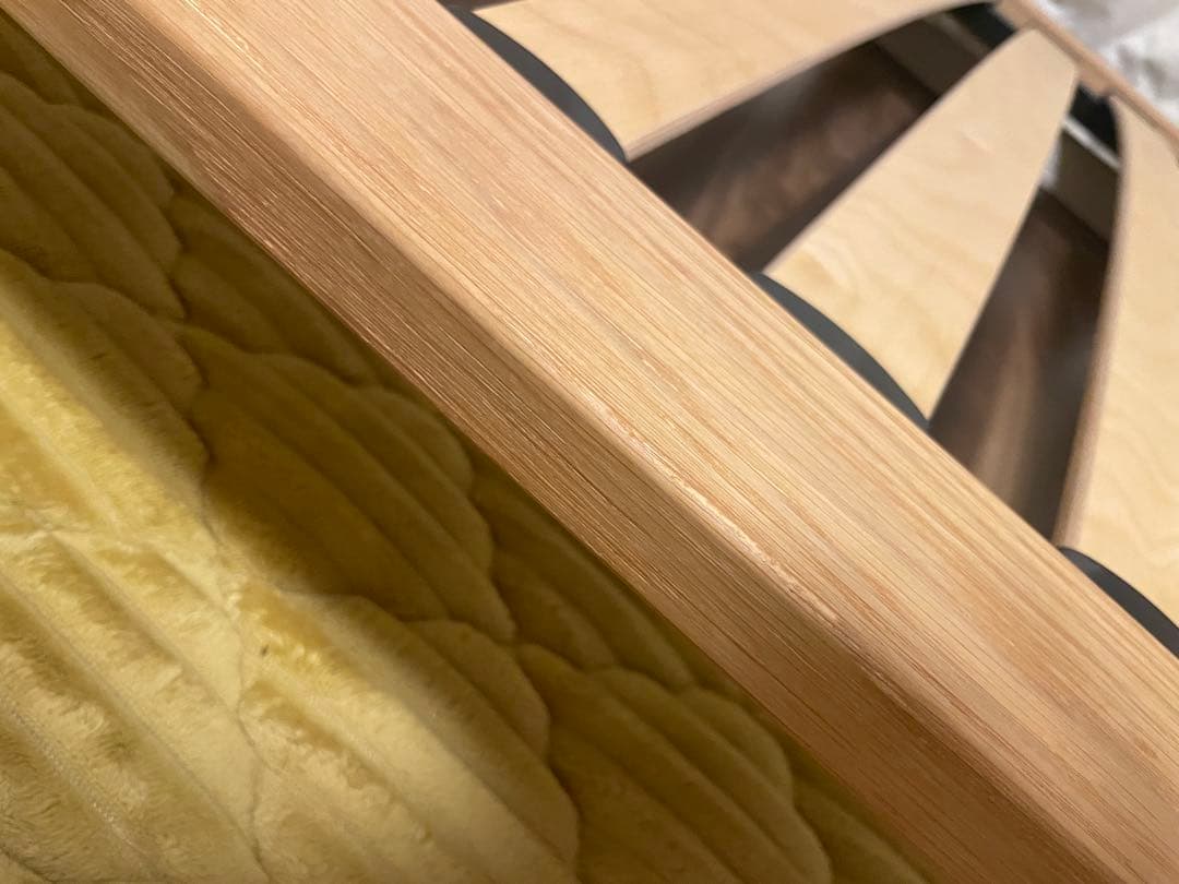 【GW期間中値下げ】★無印良品製★木製 すのこベッド ヘッドボード・脚付き